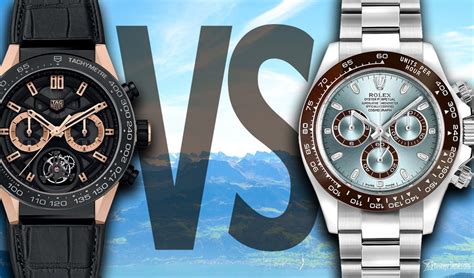 omega vs rolex vs tag heuer vs breitling